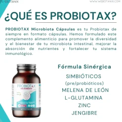 WeBotanix Probiotax Microbiota 30 cápsulas