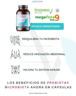 WeBotanix Probiotax Microbiota 30 cápsulas