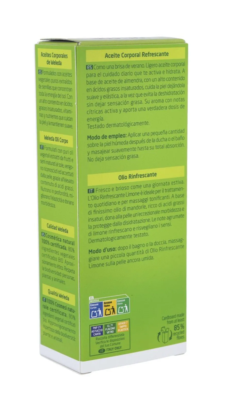 WELEDA Aceite Corporal Refrescante Citrus 100ml