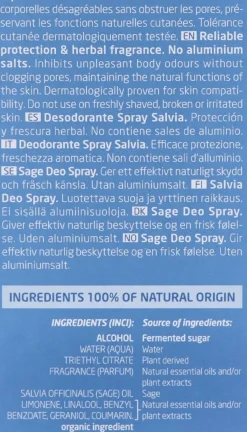 WELEDA Desodorante de Salvia Spray 100ml