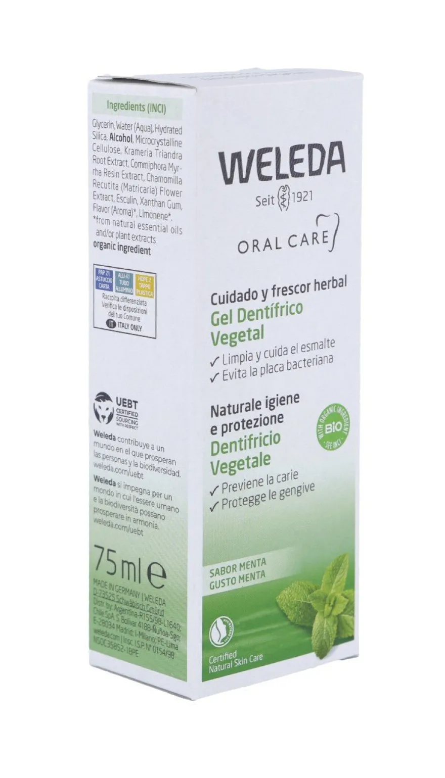 WELEDA Gel Dentífrico Vegetal 75ml