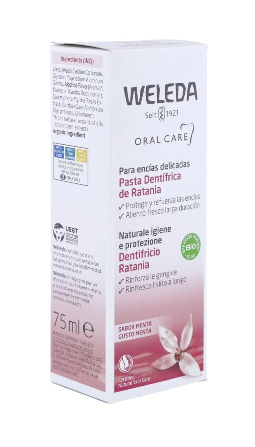 WELEDA Pasta Dentífrica de Ratania 75ml