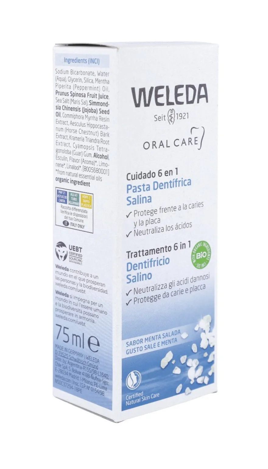 WELEDA Pasta Dentífrica Salina 75ml