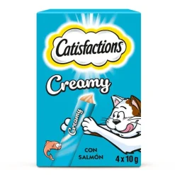 Whiskas Catisfactions Creamy Salmón Snack para Gatos 440g
