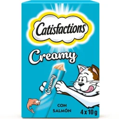 Whiskas Catisfactions Creamy Salmón Snack para Gatos 440g