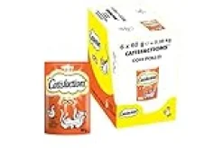 Whiskas Catisfactions Creamy Pollo Snack Líquido 11 uds