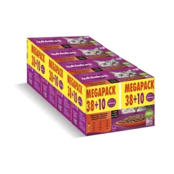 Whiskas Core Carnes Comida Húmeda para Gatos 48 sobres de 85g
