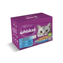 Whiskas Multipack Pescado Alimento Húmedo 48 sobres 85g