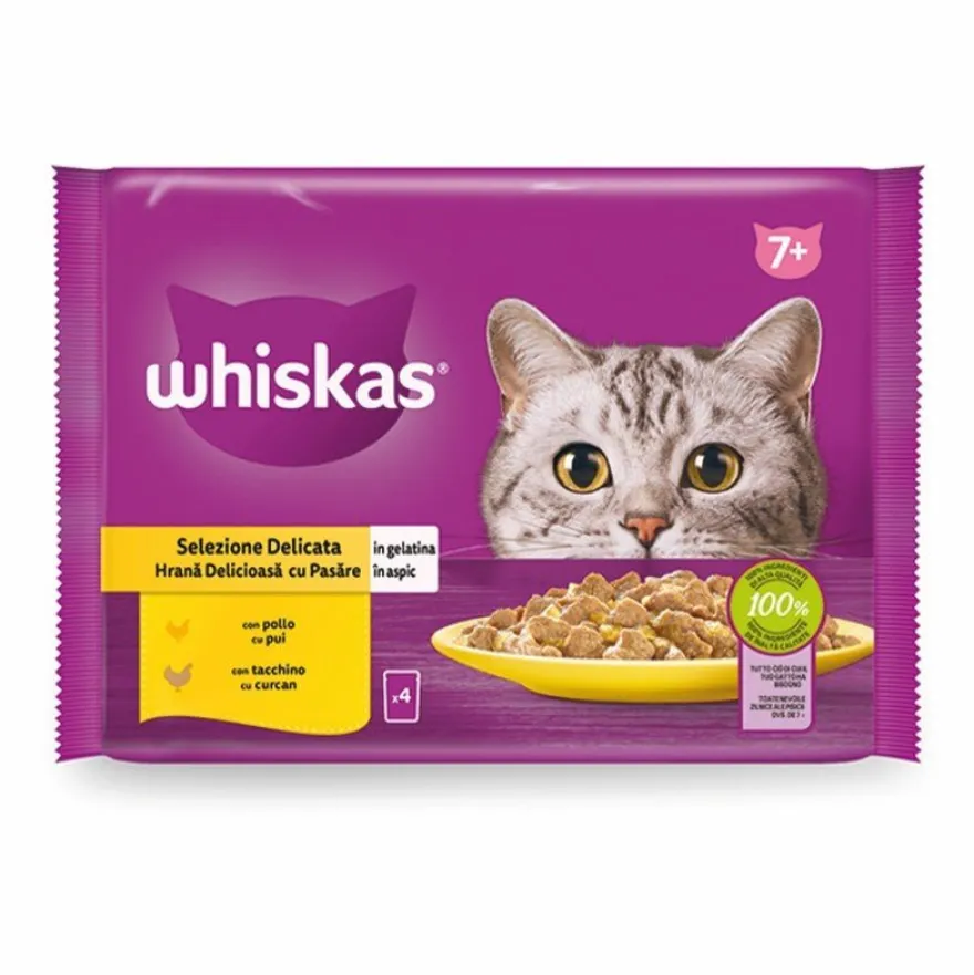 Whiskas +7 Selección Aves 13X4X85Gr