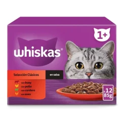Whiskas Selección Clásica Carnés Multipack 4x12x85g