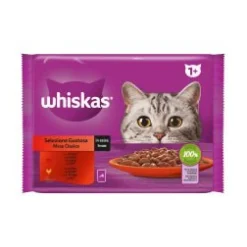 Whiskas Selección Clásica Carnés Multipack 4x12x85g