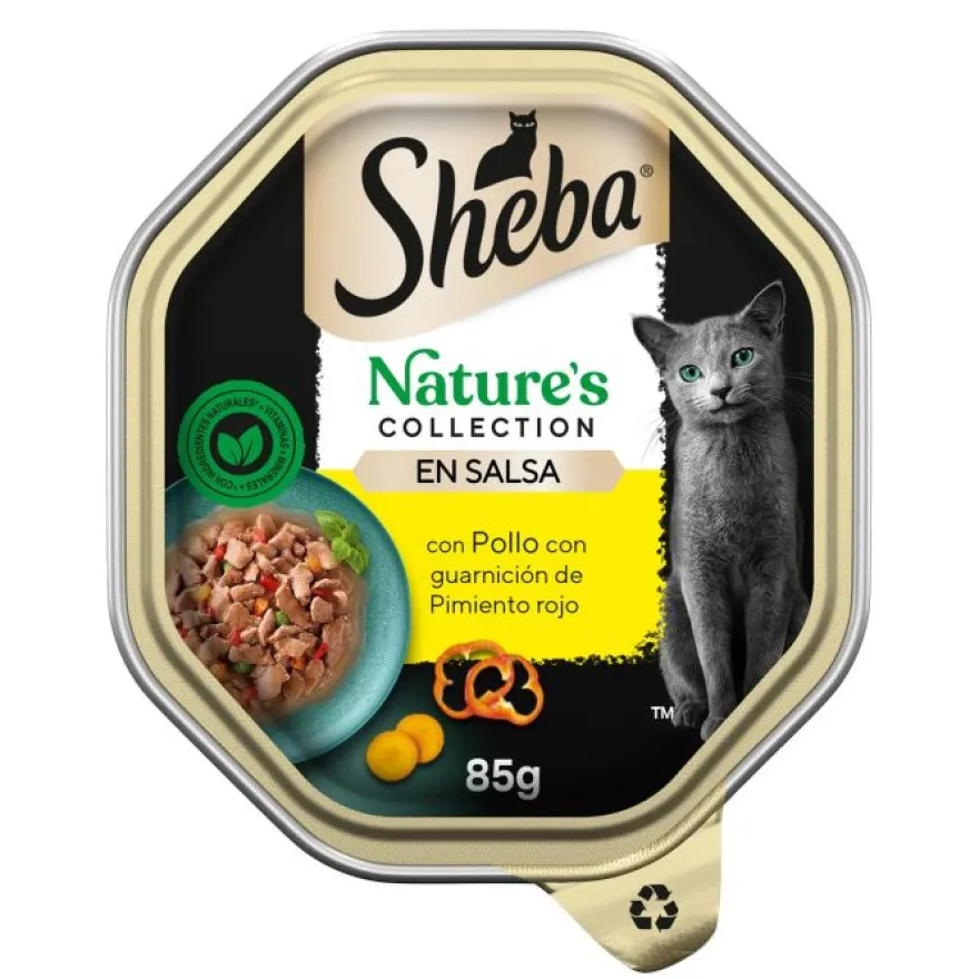 Whiskas Sheba Nature Pollo Alimento Húmedo 22x85g