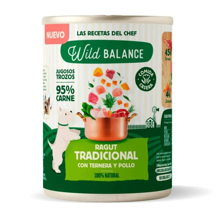 Wild Balance Recetas del Chef Lata Ragut Tradicional Perros