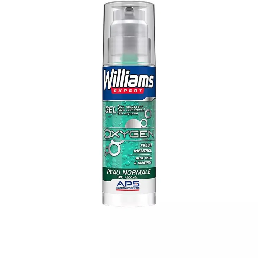 Williams Expert Oxygen Gel de Afeitar Sin Alcohol 150ml