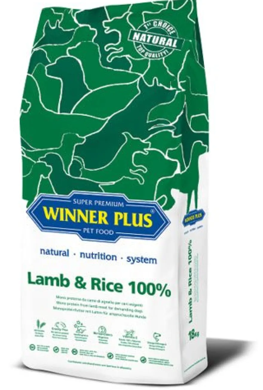 Winner Plus Cordero y Arroz Alimento para Perros 12kg