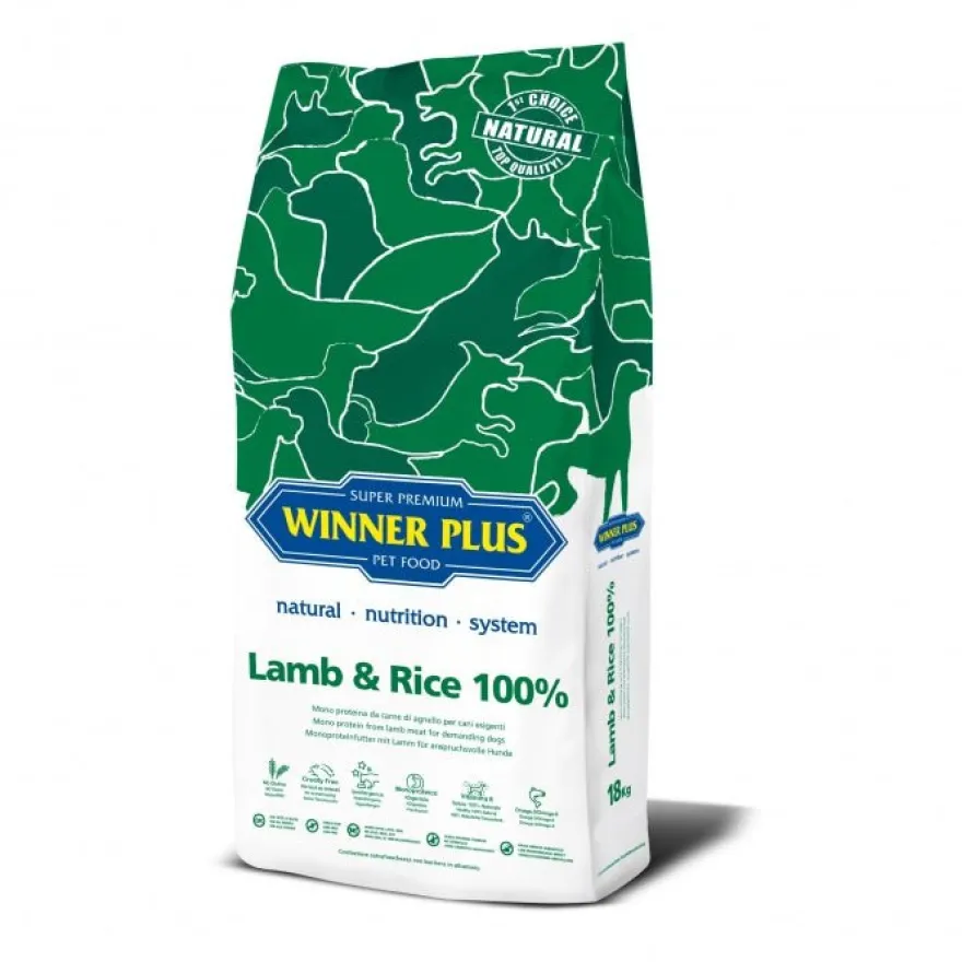 Winner Plus Cordero y Arroz Alimento para Perros 12kg