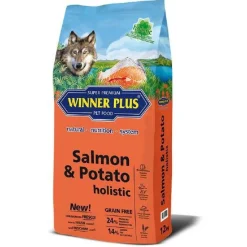 Winner Plus Salmon & Potato Alimento Seco Completo 12Kg