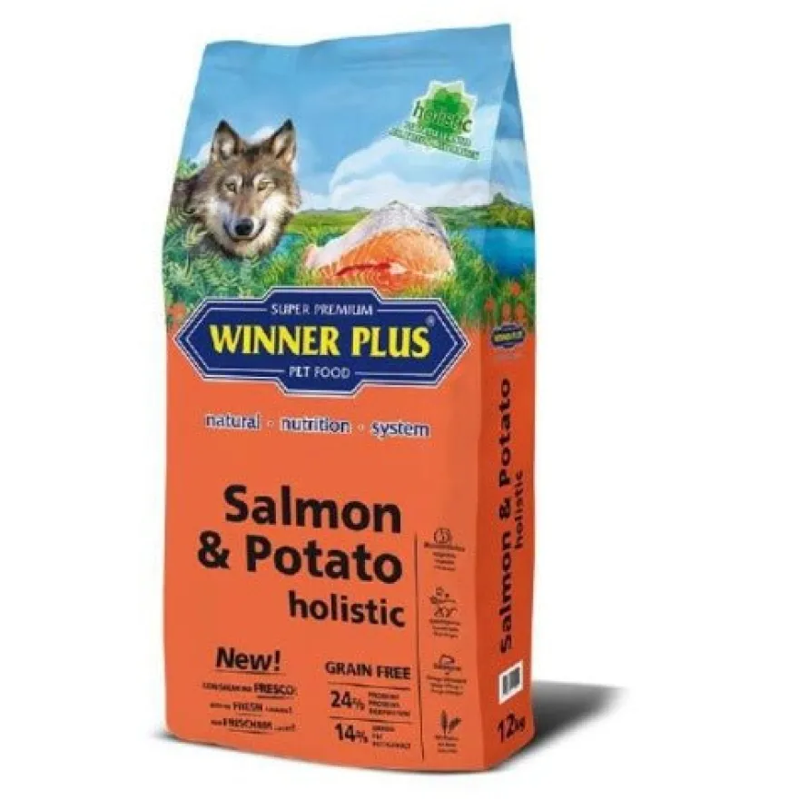 Winner Plus Salmon & Potato Alimento Seco Completo 12Kg