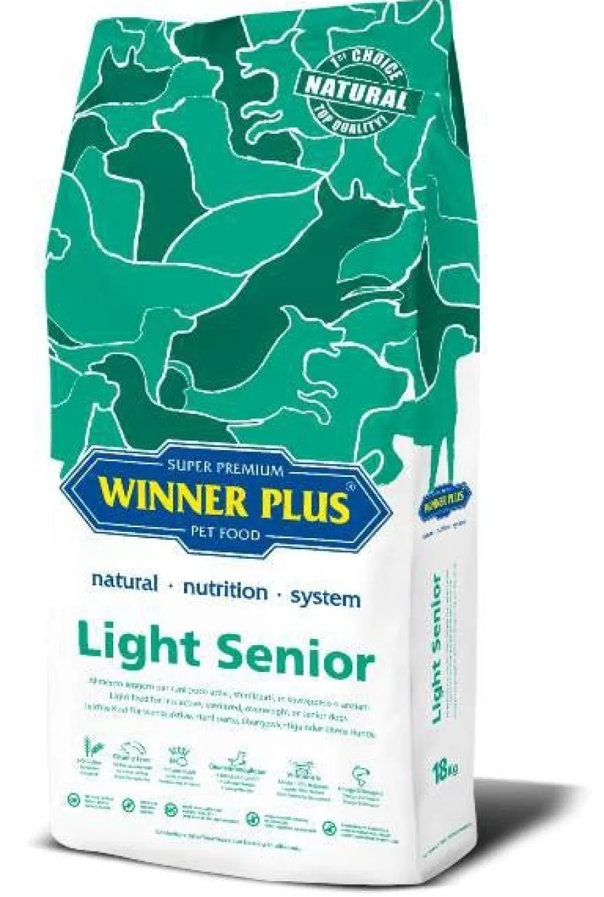 Winner Plus Senior Light Pienso Natural para Perros 18kg