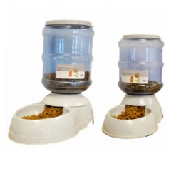 Wuapu Dispensador Automático de Comida Perros y Gatos 11 L
