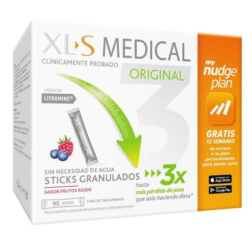 XLS MEDICAL Original 90 Sticks Sabor Frutos Rojos