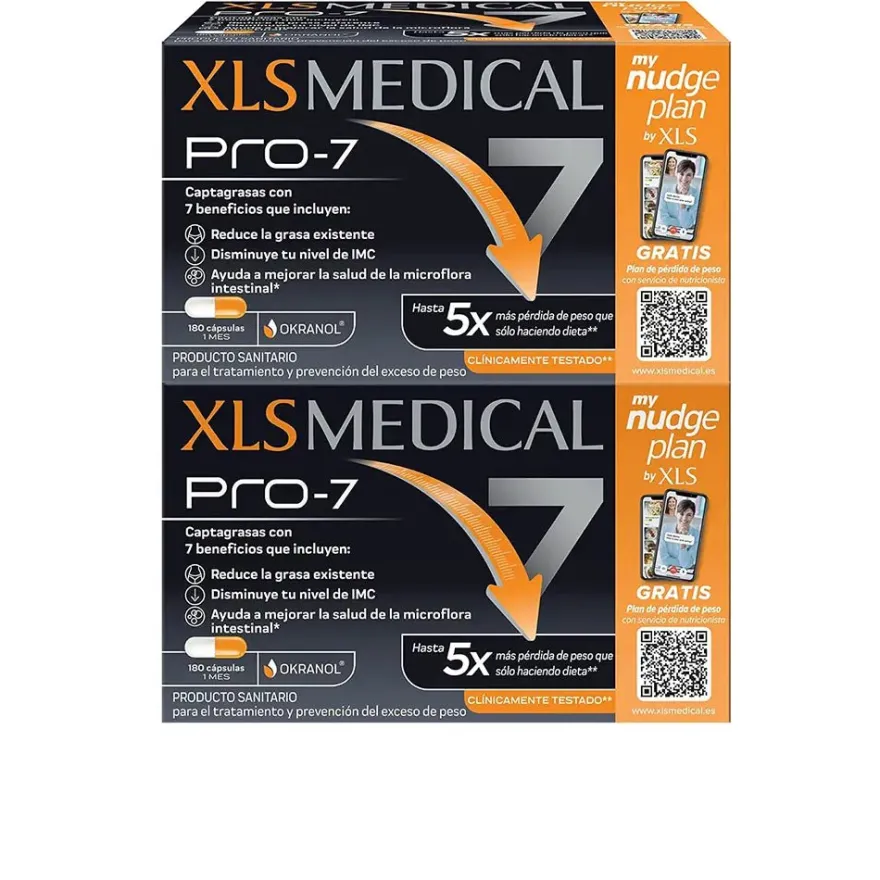 XLS Medical Pro-7 Captagrasas Adelgazante 360 Comprimidos