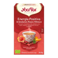 Yogi Tea Energía Positiva Arándanos Hibisco 17 Bolsitas