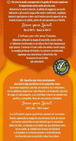 Yogi Tea Jengibre Vainilla y Naranja 17 Bolsitas
