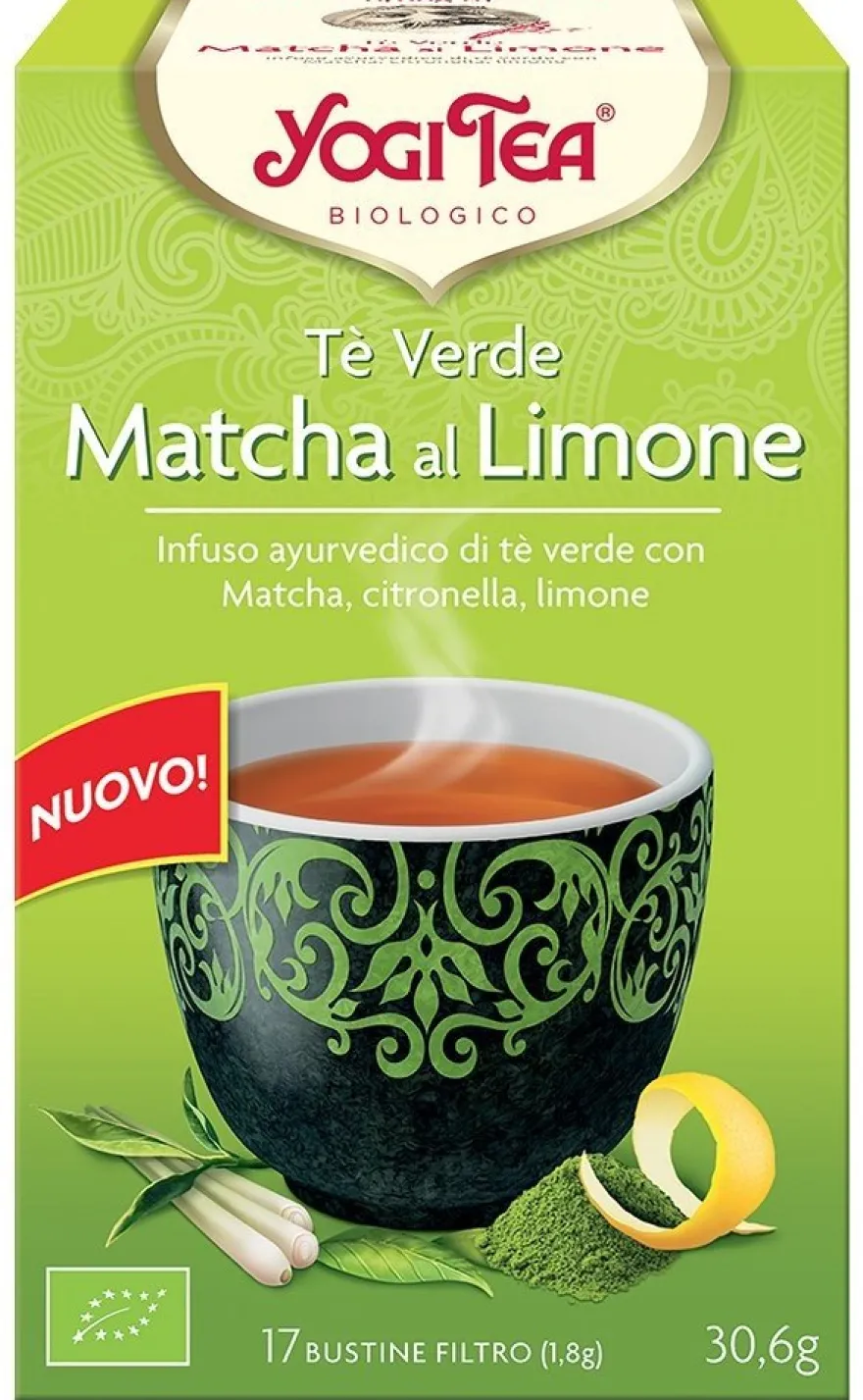 Yogi Tea Té Verde Matcha Limón 17 Bolsitas