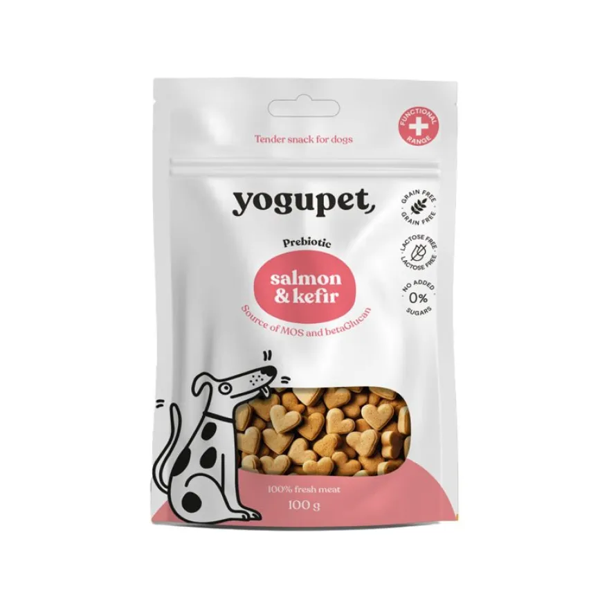 Yogupet Snack Semihúmedo Salmón y Kéfir 10 ud