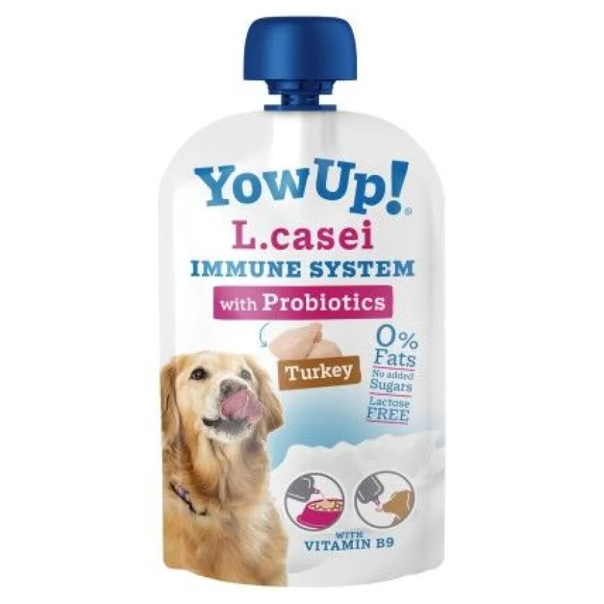 Yowup Pouch L.Casei Pavo Comida para Perros 115gx10 ud
