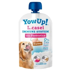Yowup Pouch L.Casei Pavo Comida para Perros 115gx10 ud