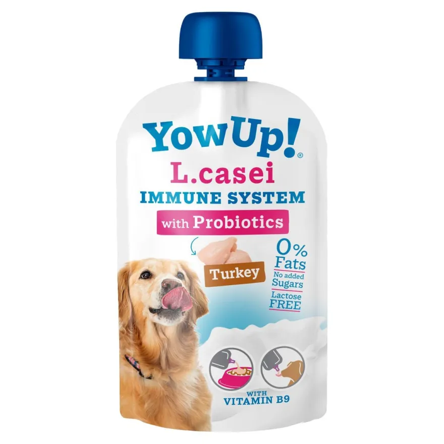 Yowup Pouch L.Casei Pavo Comida para Perros 115gx10 ud