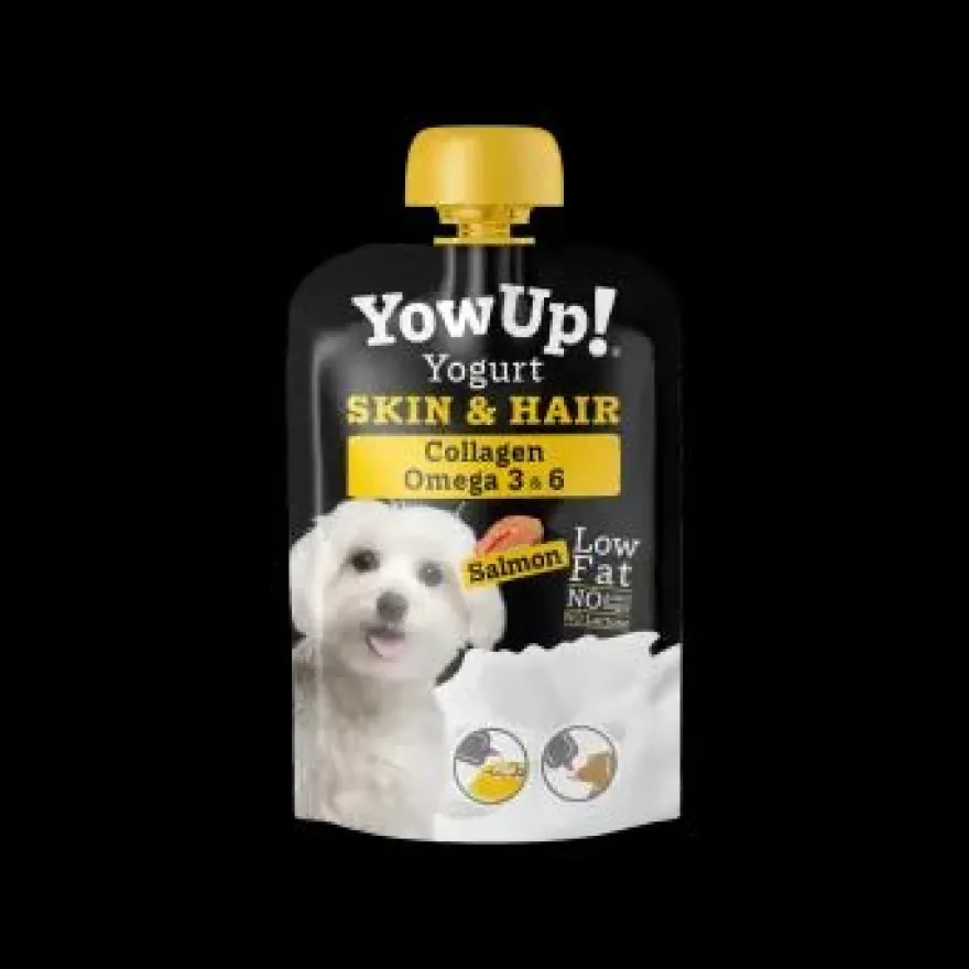 Yowup Pouch Yogur Perros Salmón Comida húmeda 10 ud