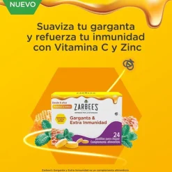 Zarbees Pastillas para Chupar Garganta 24 Comprimidos