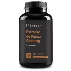 Zenement Extracto de Panax Ginseng 120 Cápsulas Veganas