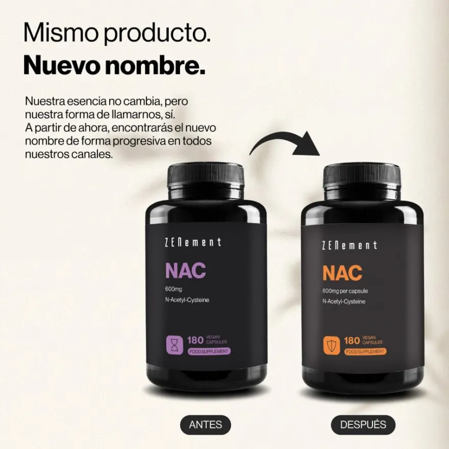 Zenement NAC 600 mg 180 cápsulas