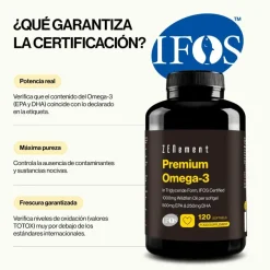 Zenement Omega-3 Premium 1000 mg 120 cápsulas