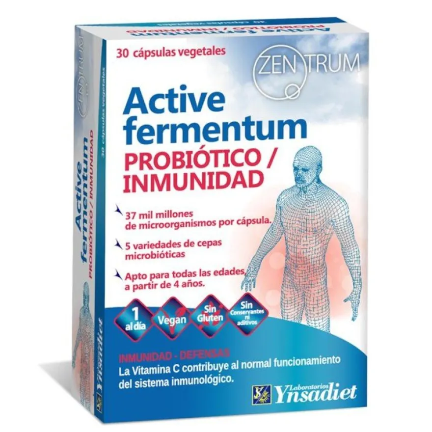 Zentrum Active Fermentun Probiótico Defensas 30 Cápsulas