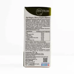 Zentrum Ajo Negro Espino Blanco Olivo 30 Cápsulas
