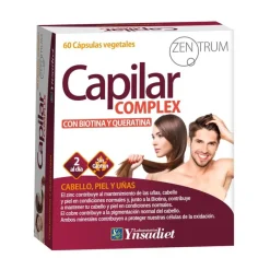 Zentrum Capilar + Biotina 60 Cápsulas Vegetales
