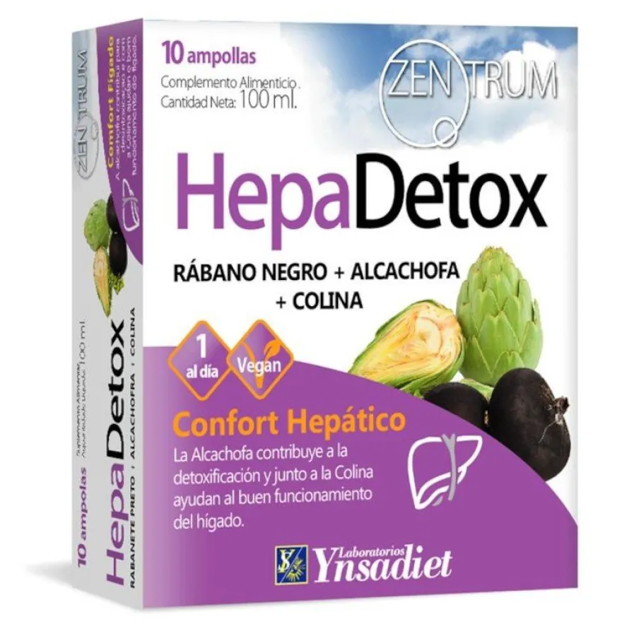 Zentrum Hepadetox 10 Ampollas