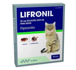 Zotal Lifronil Pipetaseta Gato (Blister 3 X 50 Mg)