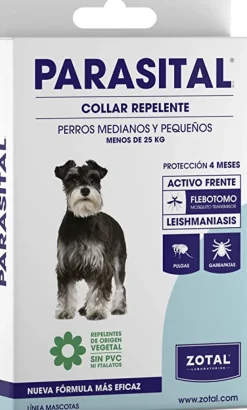 Zotal Parasital Collar Repelente Perros Peq-Med 58 Cm
