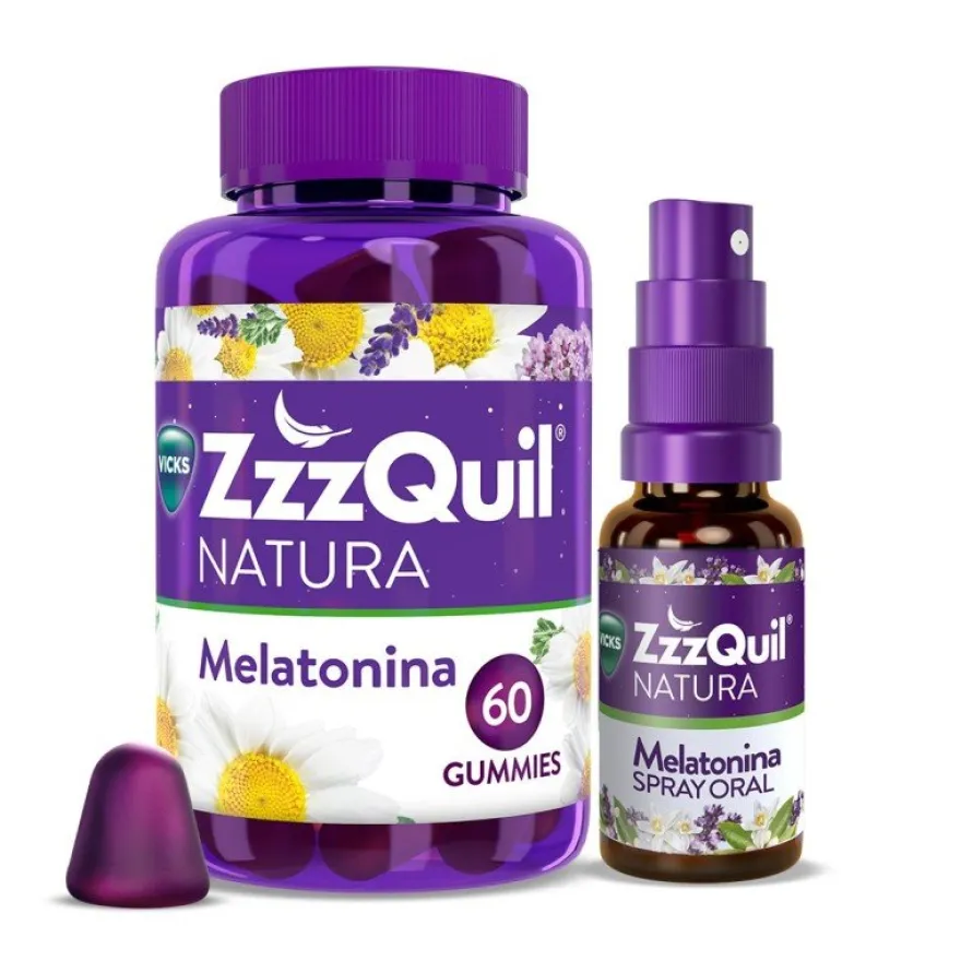 ZzzQuil Natura Gominolas y Spray Oral 60gominolas + 30ml