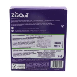 ZzzQuil Natura Gominolas y Spray Oral 60gominolas + 30ml