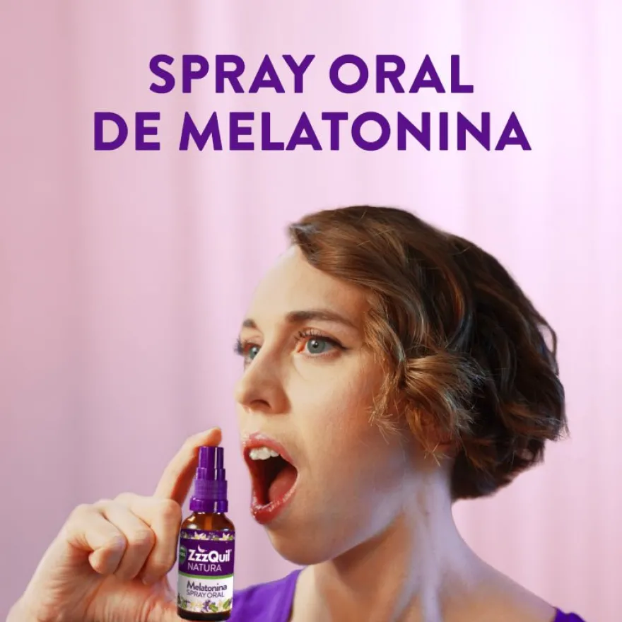 ZzzQuil Natura Spray Oral de Melatonina 30 ml