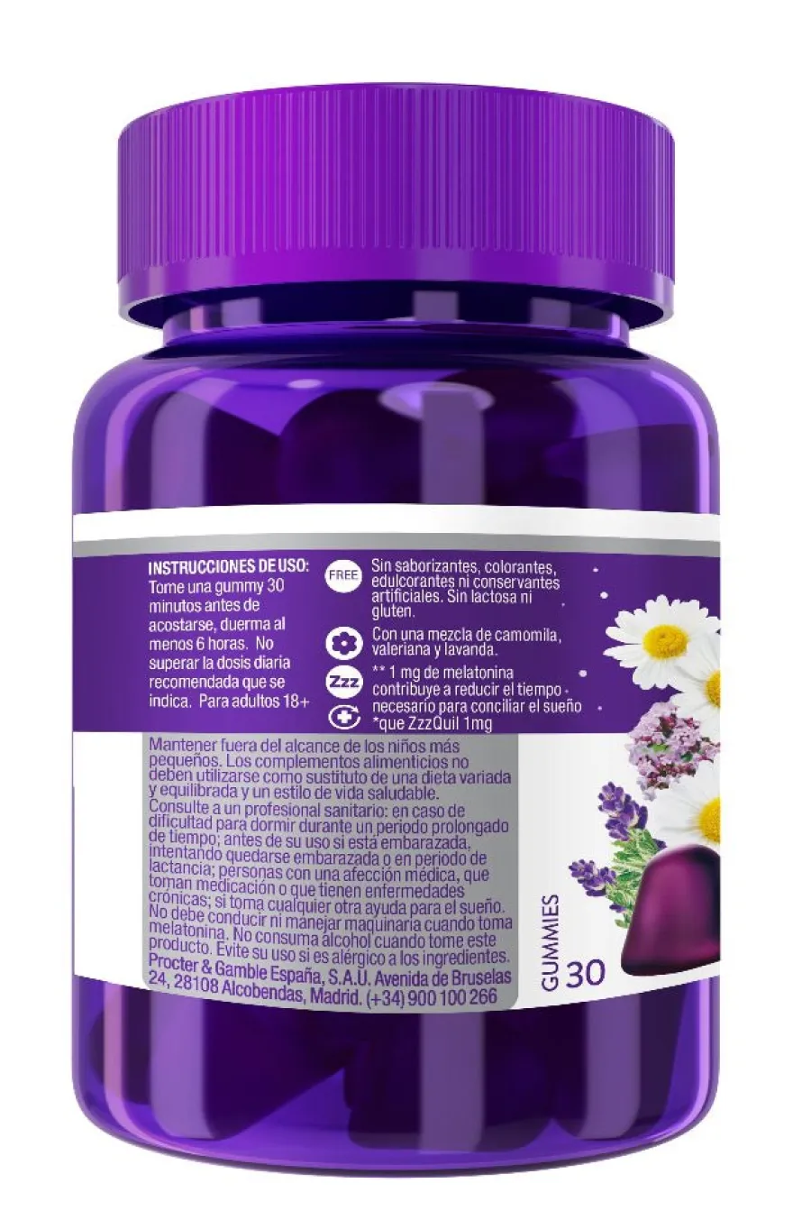 ZzzQuil Sueño Forte 30 Gominolas