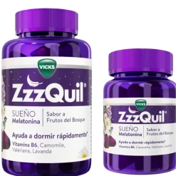 ZzzQuil Sueño Melatonina 60 + 30 Gummies