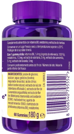 ZzzQuil Sueño Melatonina Mango y Plátano 2x60 Gummies